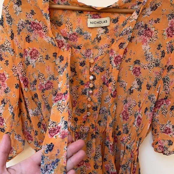 Nicholas Ruffle Mini Dress - Picture 5 of 12